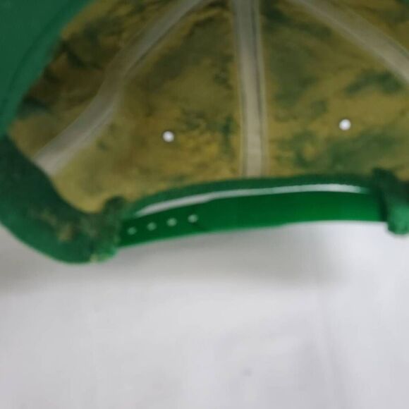 Vintage Pioneer Seed Corn Corduroy Hat Green Snapback Cap Old Logo Patch USA Far - Picture 5 of 6